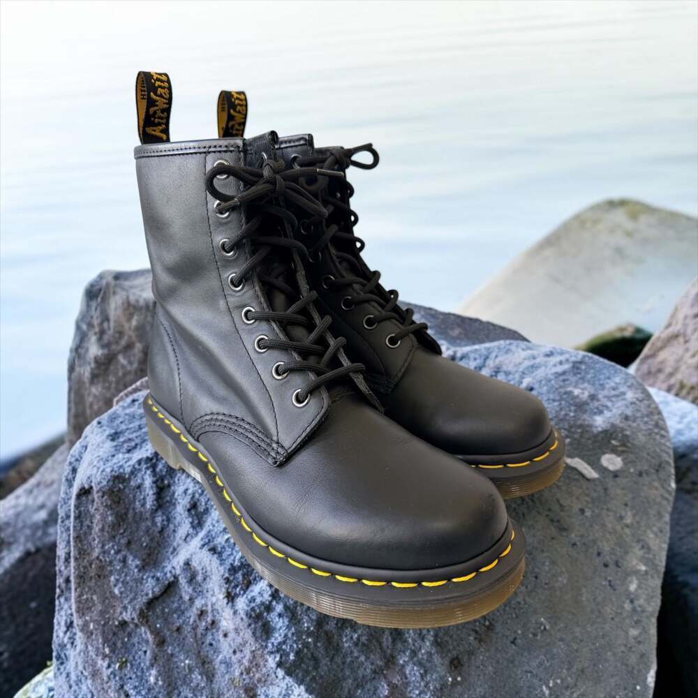 Dr. Martens 1460 Nappa Leather 8-Eye Lace Up Combat Boots
